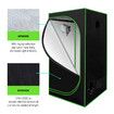 80x80x160cm Hydroponic Grow Tent Room Indoor Plant Grow System Reflective 600D Oxford Cloth