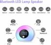 Wake Up Light Bluetooth Speaker, Table Lamp Alarm Clock, Night Light Bluetooth Speakers Lamp