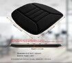 Car Seat Cushion with 1.2inch Comfort Memory Foam, Seat Cushion for Car and Office Chair (Black)