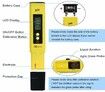 PH Meter, Digital PH Meter with ±0.01 pH Accuracy and 0.00-14.00PH Measurement Range for Water Quality