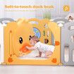 Baby Playpen Fence Barrier Safety Gate Play Room Enclosure Playground Activity Centre Yard Foldable for Child Toddler Kids 20 Panels