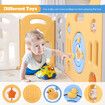 Baby Playpen Fence Barrier Safety Gate Play Room Enclosure Playground Activity Centre Yard Foldable for Child Toddler Kids 20 Panels