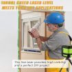 Line Laser Level Self Leveling Green 20M with Horizontal and Vertical Line