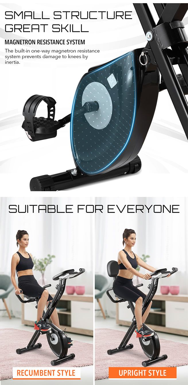 genki upright exercise bike