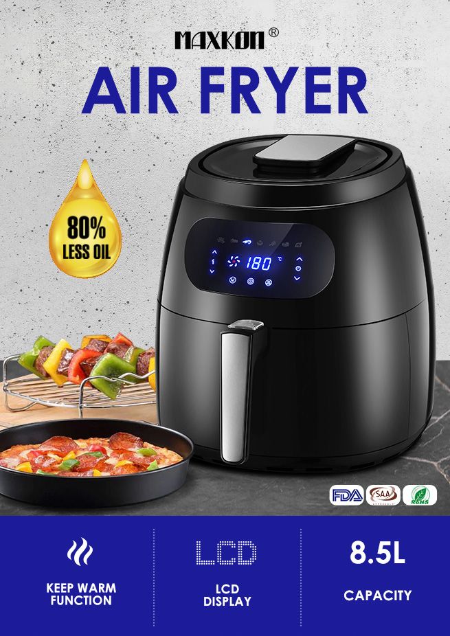 Maxkon 1800W 8.5L Air Fryer Touch Control Frying Food Kitchen Appliance ...