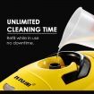 powerful steam cleaner mop w/ 17 nozzles for glass tile carpet wood garment