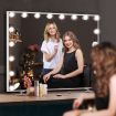 Hollywood makeup vanity mirror 3 adjustable light-warm yellow natural daylight cool white
