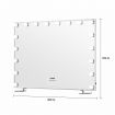 Hollywood makeup vanity mirror 3 adjustable light-warm yellow natural daylight cool white
