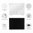 Hollywood makeup vanity mirror 3 adjustable light-warm yellow natural daylight cool white