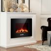 200 SQM wall mount/free stand 2 in 1 electric fireplace heater instant warm energy saving