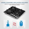 60cm NG or LPG 4 burner gas cooktop hob easy cleaning stove w/ SAI safety certification