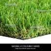 2Mx10M 32mm High-density artificial grass fake turf synthetic lawn -durable long lasting