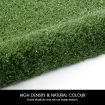 2Mx10M 12mm High-density artificial grass fake turf synthetic lawn -durable long lasting