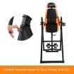 foldable safty gravity inversion table back invertor 180 degrees adustable range