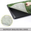 pet dog puppy toilet training grass litter tray potty w/ 2 grass mat durable