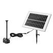 6 water style solar powered panel water fountain pump for graden pond