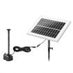 6 water style solar powered panel water fountain pump for graden pond