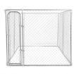 outdoor spacious strong mesh fencing dog kennel run pet enclosure durable steel frame 4m x 2.3m x 1.83m