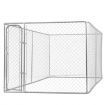 outdoor spacious strong mesh fencing dog kennel run pet enclosure durable steel frame 4m x 2.3m x 1.83m