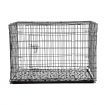 48" 2 doors 2 dividers XL collapsible Dog Crate Cage with pet bed