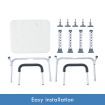 bathroom none slip safety shower stool chair bathtub seat for elderly 150kg