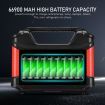 portable solar/electric 66900mAh power station with USB/DC/AC ports & led light