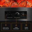 electric instant warm fire place flame effect log heater energy saving portable freestanding