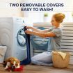 pet dog elderly cat L instant heating bed pad mat blanket chew-resistant & waterproof