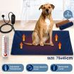 pet dog elderly cat XL instant heating bed pad mat blanket chew-resistant & waterproof