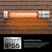 2000W 5s instant warm electric infrared radiant patio heater energy saving-indoor/outdoor