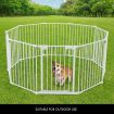 3 in 1 XXL 10 panels foldable kid baby toddler playpen safe gate play fence