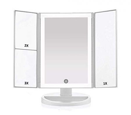 36 LED Nature Daylight Lighted Makeup Mirror, Countertop Cosmetic Mirror