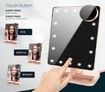 Lighted Makeup Mirror, Vanity Mirror with Bluetooth (Rose Gold)