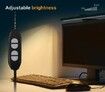 Computer Monitor Light with No Screen Glare for Eye Caring, USB Powered Monitor Lamp for Space Saving, Home Office Desk Lamp Screen Light with 3 Lighting Modes