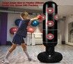 1.6M Inflatable Punching Bag Freestanding Boxing Bag Bounce Back for Taekwondo, MMA, Kids Adults Punching Boxing Bag