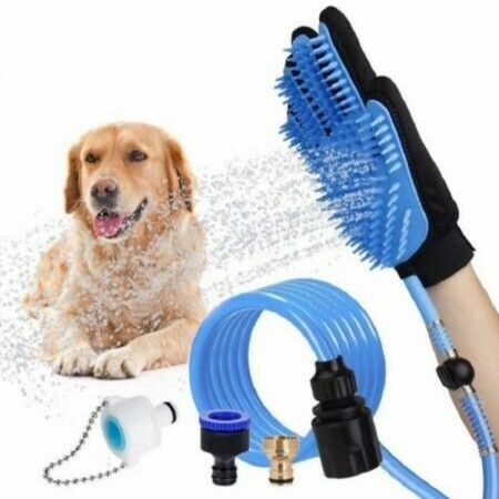 Shower Dog Pet Shower Head Handheld Cat Bathing Shower Tool For Pets Hot Dog Sprayer Bathing Glove 360 Washing Hair Long Hose