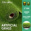 2M X 10M Artificial Synthetic Fake Faux Grass Mat Turf Lawn 35MM Height
