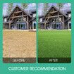 1M X 20M Artificial Synthetic Fake Faux Grass Mat Turf Lawn 12MM Height