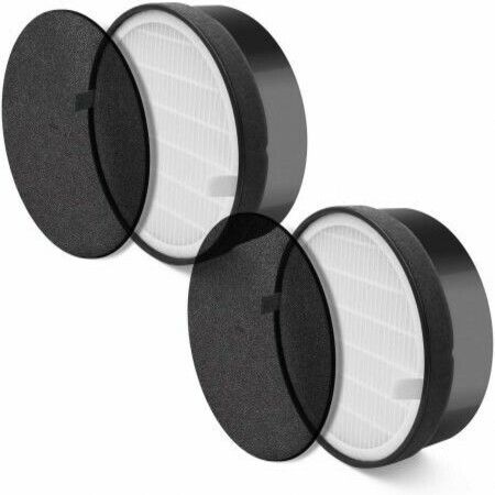 Levoit Air Purifier LV-H132-RF Replacement Filter, 3-in-1 Nylon Pre-Filter, True HEPA Filter, High-Efficiency Activated Carbon Filter, 2 Pack