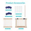 Wooden Baby Playpen Barrier Enclosure Fence Safety Gate Play Room Yard Kids Activity Centre Foldable for Child Toddler 8 Panels