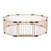 Wooden Baby Playpen Safety Gate Fence Play Room Barrier Yard Enclosure Activity Centre Foldable for Toddlers Kids 10 Panels