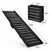 Dog Ramp for Car SUV Truck Pet Safety Stairs Foldable Steps Portable  Ladder Non-slip Travel