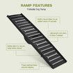 Dog Ramp for Car SUV Truck Pet Safety Stairs Foldable Steps Portable  Ladder Non-slip Travel