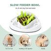 AFP Dog Slow Feeder Bowl Puzzle Pet Cat Fun Food Eating Anti-Gulping Bloat Interactive Dish