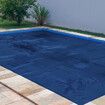 Solar Pool Cover Blanket Swimming Safety Bubble Mat Inground Above Ground 500 Micron 7mx4m Blue Black