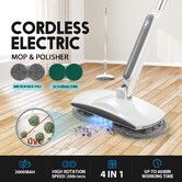 4-In-1 Cordless Electric Mop Cleaner Floor Polisher Sweeper Washer Scrubber