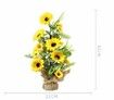 Sunflower Artificial Silk Flowers Tree Decoration