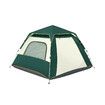 4 Person Instant Pop Up Camping Shelter Beach Shade Family Tent 240x240x156cm Green and White