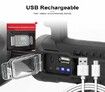 Spotlight LED Flashlight Powerful 200000LM Work Light Searchlight 4 Modes USB Recharge Portable Lantern Camping Outdoor Emergency Tool