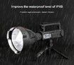 Spotlight LED Flashlight Powerful 200000LM Work Light Searchlight 4 Modes USB Recharge Portable Lantern Camping Outdoor Emergency Tool